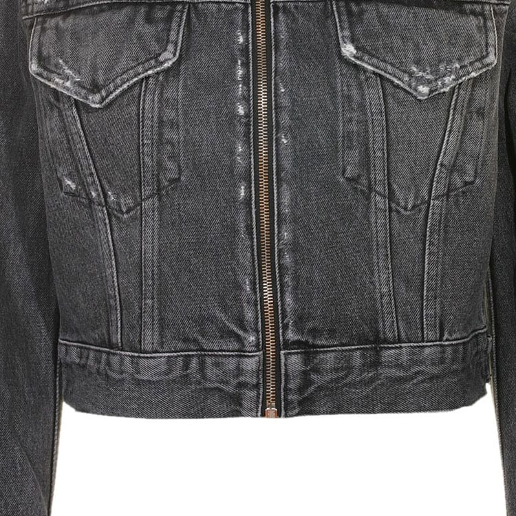 Details for (W) 纪梵希黑色修身拉链长袖外套夹克. BW00K45Y5N-001