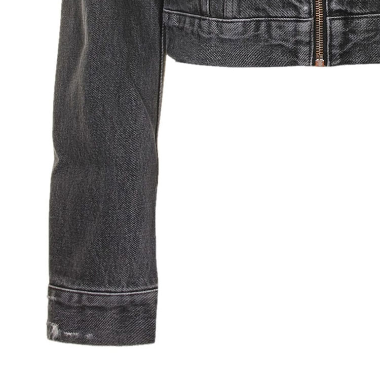 Sizing (W) 纪梵希黑色修身拉链长袖外套夹克. BW00K45Y5N-001