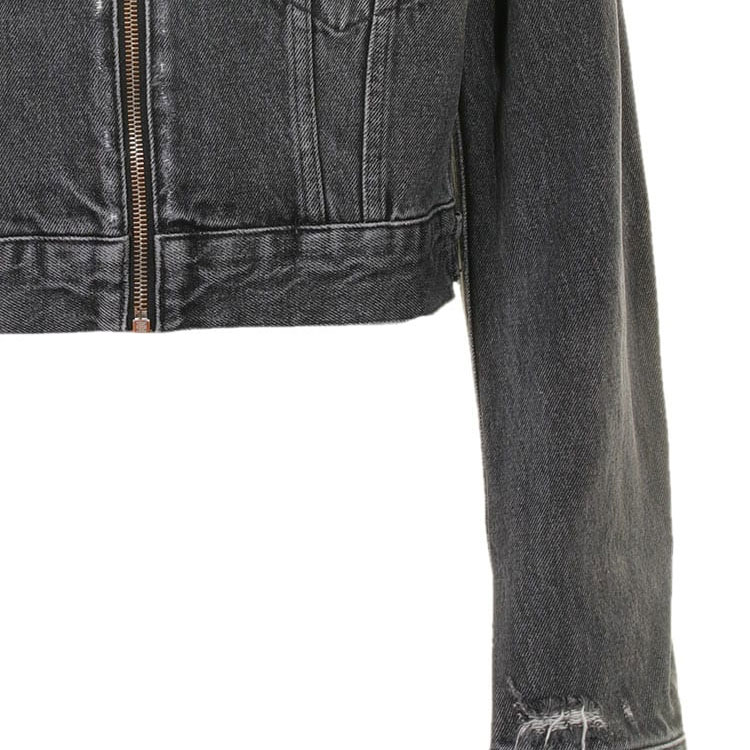 Cheap (W) 纪梵希黑色修身拉链长袖外套夹克. BW00K45Y5N-001