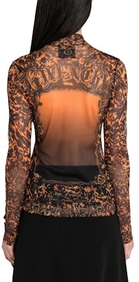 (W) 지방시 플레임 프린트 오렌지 긴팔 티셔츠 BW70913Z5M-960 Shop (W) 지방시 플레임 프린트 오렌지 긴팔 티셔츠 BW70913Z5M-960