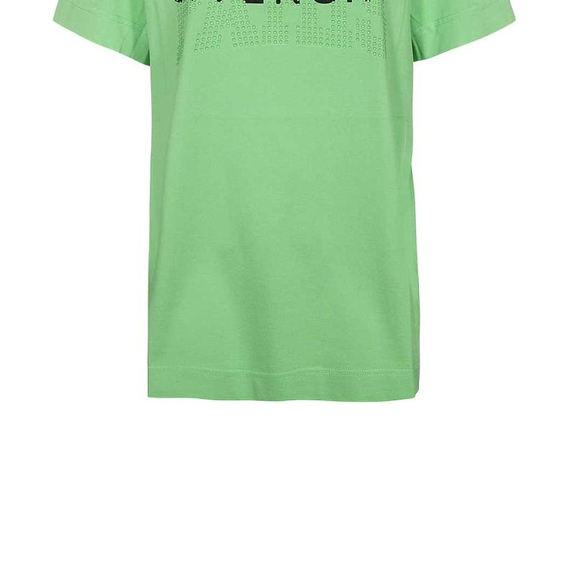 (Women) GIVENCHY  Green Logo Letter Crewneck Short Sleeve T-Shirt BW707Z3YD3-322 圖 5