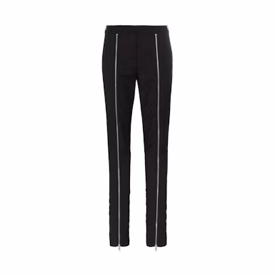 (Women) Givenchy High-Waist Slim Fit Black Casual Pants BW507G10EA001