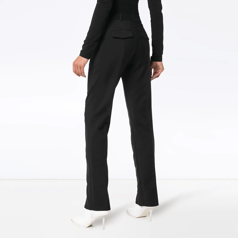 Shop (W) 纪梵希高腰修身黑色休闲裤 BW507G10EA001