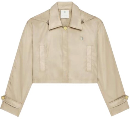 (W) GIVENCHY Chaqueta Corta Ajustada con Capucha Desmontable en Caqui. BW00PF15NJ-297 Order (W) GIVENCHY Chaqueta Corta Ajustada con Capucha Desmontable en Caqui. BW00PF15NJ-297