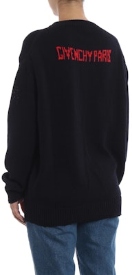 (W) GIVENCHY Logo Crewneck Sweater Lengan Panjang Loose Fit Hitam BW903D4Z2E-409 Purchase (W) GIVENCHY Logo Crewneck Sweater Lengan Panjang Loose Fit Hitam BW903D4Z2E-409