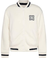 (Women) Givenchy Logo Jacquard Baseball Collar Jacket Off-White BW00PM4ZMR-131 (Women) Givenchy Logo Jacquard Baseball Collar Jacket Off-White BW00PM4ZMR-131
