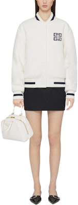 (W) 지방시 로고 자카드 베이스볼 칼라 자켓 오프 화이트 BW00PM4ZMR-131 Shop (W) 지방시 로고 자카드 베이스볼 칼라 자켓 오프 화이트 BW00PM4ZMR-131