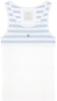 (Women) Givenchy Slim Fit Striped Sleeveless Pullover Tank Top White BW70CH3YNG-128 (Women) Givenchy Slim Fit Striped Sleeveless Pullover Tank Top White BW70CH3YNG-128