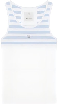 (W) 지방시 슬림핏 스트라이프 민소매 풀오버 탱크탑 화이트 BW70CH3YNG-128 Order (W) 지방시 슬림핏 스트라이프 민소매 풀오버 탱크탑 화이트 BW70CH3YNG-128