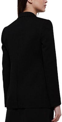 (W) Givenchy Chaqueta Blazer Negra de Manga Larga y Color Sólido. BW30E6143A-001 Lookbook (W) Givenchy Chaqueta Blazer Negra de Manga Larga y Color Sólido. BW30E6143A-001
