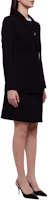Purchase (Women) Givenchy Solid Color Long Sleeve Blazer Jacket - Black BW30E6143A-001