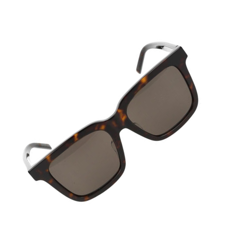 Shop (W) 지방시 토터스쉘 패턴 사각 아세테이트 선글라스 GV40084F