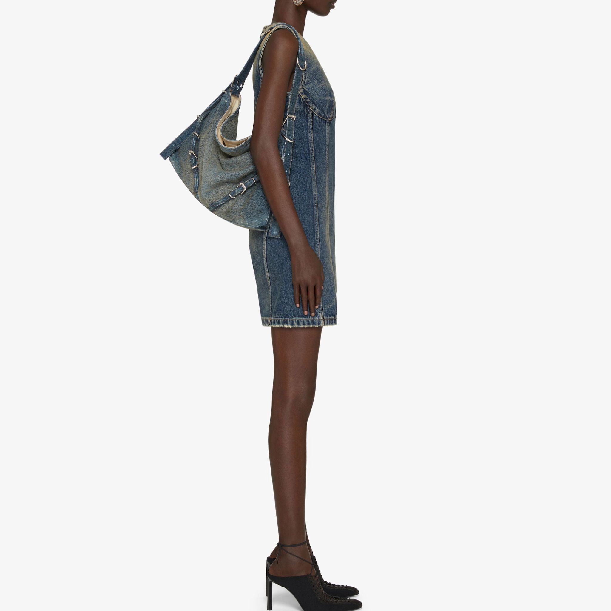 Purchase (W) ジバンシィ ウォッシュヴィンテージ ノースリーブショートドレス BW21MN5Y5J-427