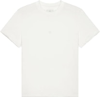 (Women) GIVENCHY White Solid Color Crew Neck Short Sleeve T-Shirt SS23 BW70C23Y6B-999 (Women) GIVENCHY White Solid Color Crew Neck Short Sleeve T-Shirt SS23 BW70C23Y6B-999