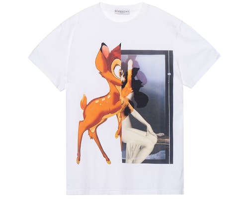 (Women) GIVENCHY Bambi Print T-Shirt White BW700D304U-100 Buy (Women) GIVENCHY Bambi Print T-Shirt White BW700D304U-100