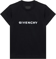 (Women) Givenchy Black Crew Neck Letter Print Short Sleeve T-Shirt BW707Y3Z85-001 (Women) Givenchy Black Crew Neck Letter Print Short Sleeve T-Shirt BW707Y3Z85-001