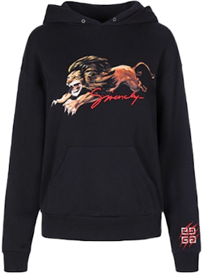 (W) Givenchy 黑色連帽衫 帶獅子圖案設計。 BW706A3Z1G-001 Buy (W) Givenchy 黑色連帽衫 帶獅子圖案設計。 BW706A3Z1G-001