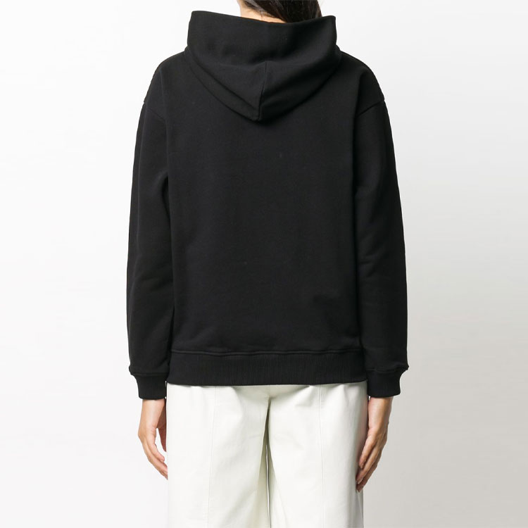 Sizing (W) 지방시 블랙 후디 멀티컬러 자수 BWJ01C3Z43-001