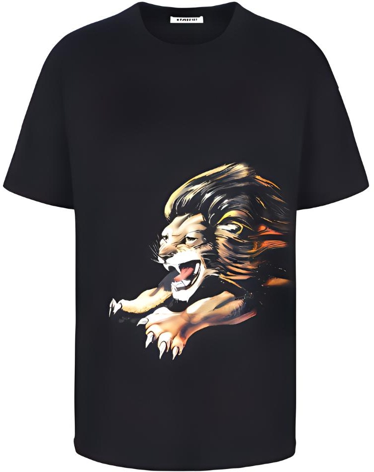 women-givenchy-black-lion-print-crew-neck-short-sleeve-t-shirt-bw-70603-z1-g-001