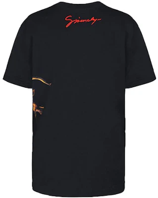 (W) 纪梵希黑色狮子印花圆领短袖T恤 BW70603Z1G-001 Lookbook (W) 纪梵希黑色狮子印花圆领短袖T恤 BW70603Z1G-001