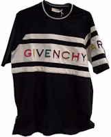Order (Women) Givenchy Black Logo Print Crew Neck Short Sleeve T-Shirt BW706V3Z1X-004