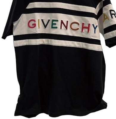 (W) 지방시 블랙 로고 프린트 크루넥 반팔 티셔츠 BW706V3Z1X-004 Cheap (W) 지방시 블랙 로고 프린트 크루넥 반팔 티셔츠 BW706V3Z1X-004