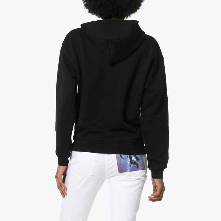 Purchase (W) Givenchy Hoodie Hitam dengan Cetak Huruf. BW706A3Z2D-001