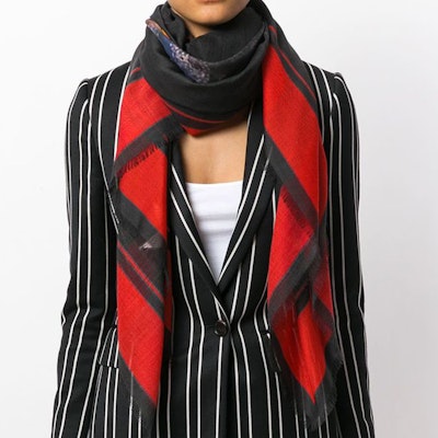 (Women) Givenchy Black Shawl Scarf Unisex Accessories. GW1414SD50910 Lookbook (Women) Givenchy Black Shawl Scarf Unisex Accessories. GW1414SD50910