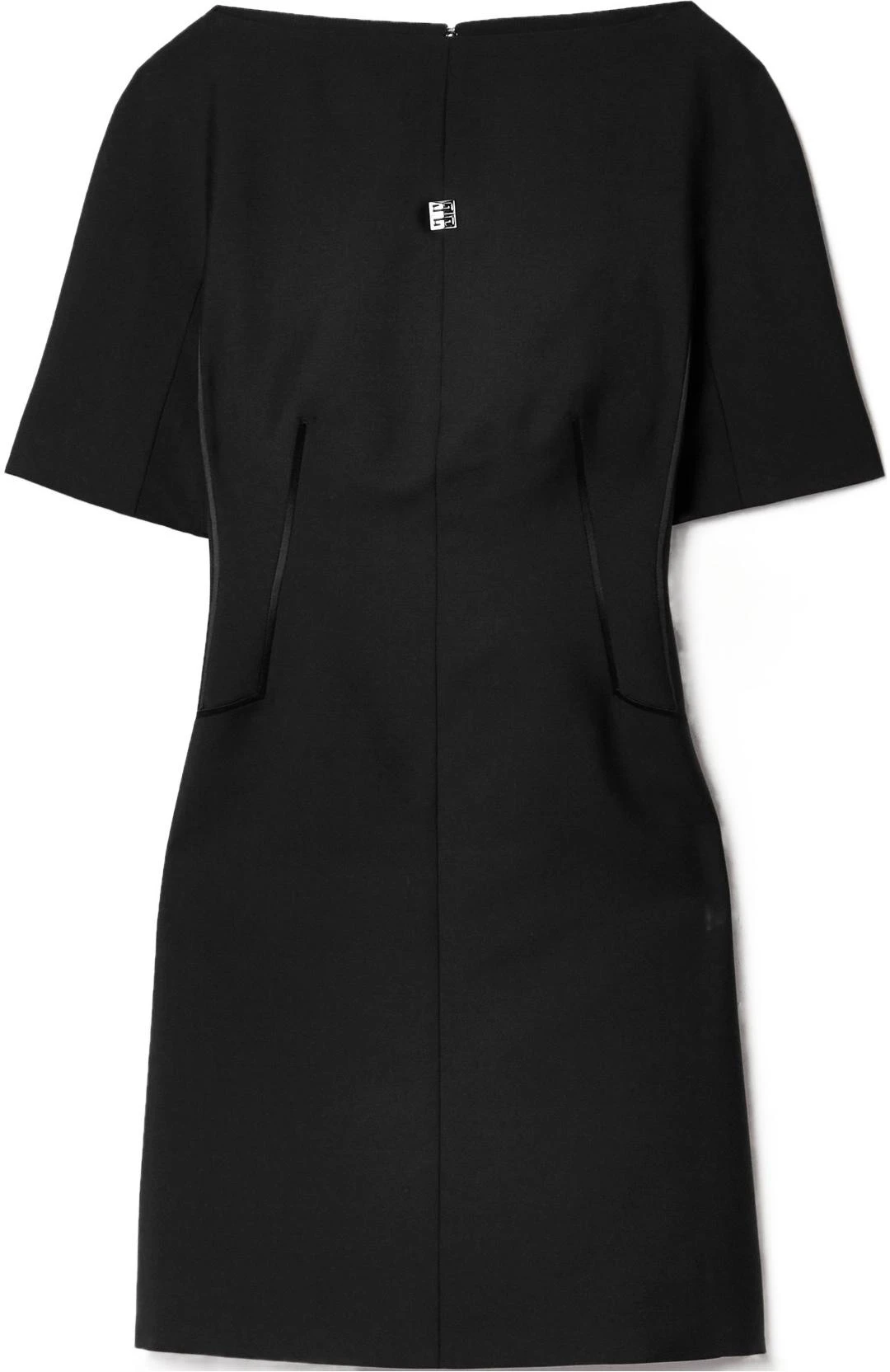 women-givenchy-black-short-sleeve-casual-mini-dress-with-zipper-bw-21-yz-100-h-001