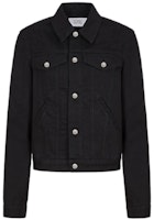 (Women) GIVENCHY Black Solid Collar Single-Breasted Long-Sleeve Denim Jacket BW008N50DQ-001 (Women) GIVENCHY Black Solid Collar Single-Breasted Long-Sleeve Denim Jacket BW008N50DQ-001