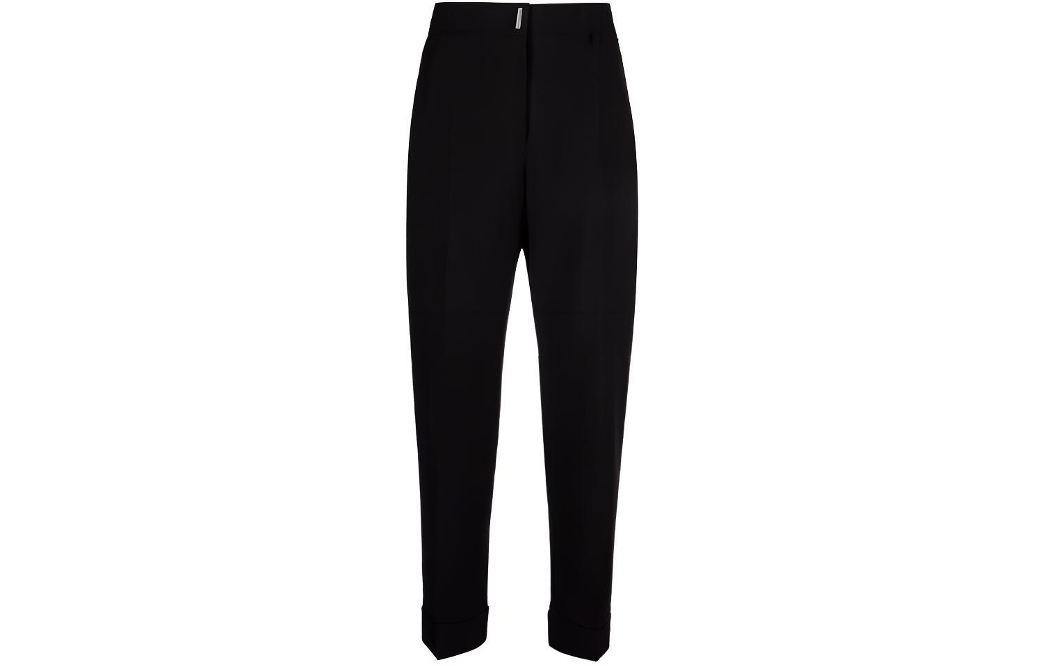 (Women) GIVENCHY Black Straight-Leg Suit Pants with Hidden Closure. BW50SJ13QB-001
