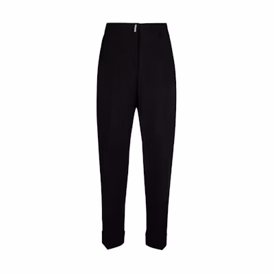 (Women) GIVENCHY Black Straight-Leg Suit Pants with Hidden Closure. BW50SJ13QB-001