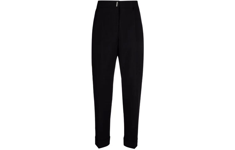 Order (Women) GIVENCHY Black Straight-Leg Suit Pants with Hidden Closure. BW50SJ13QB-001