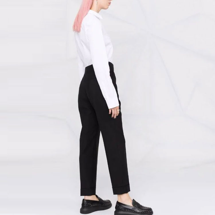Purchase (Women) GIVENCHY Black Straight-Leg Suit Pants with Hidden Closure. BW50SJ13QB-001