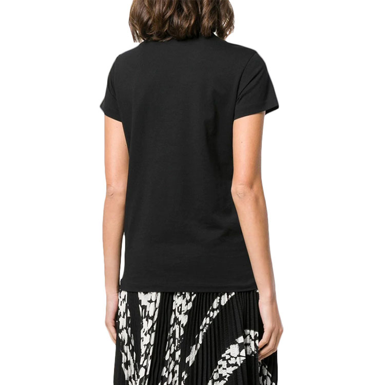 Details for (W) ジバンシィ ブラック Tシャツ レターロゴデザイン. BW705Z3Z0Y-001