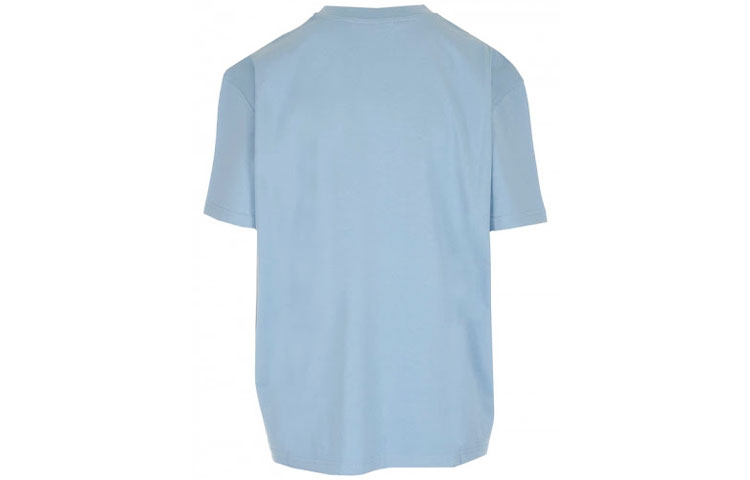 Lookbook (W) 纪梵希蓝色复古多彩标志印花T恤 BW70603Z2C-450