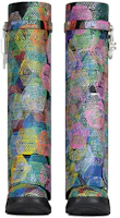 Lookbook (W) Givenchy BSTROY x Shark Lock High Top Boots 'Kulit Cetakan Multicolor' BE7022E1MN-960