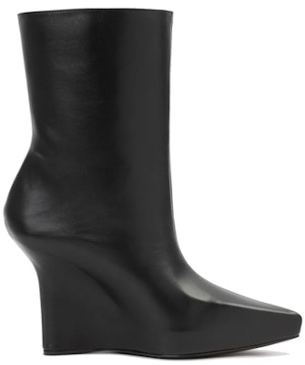 (W) Givenchy Sepatu Bot Wedge Tumit Anak Sapi dengan Lock Charm 'Hitam' BE6041E1M1-001 Order (W) Givenchy Sepatu Bot Wedge Tumit Anak Sapi dengan Lock Charm 'Hitam' BE6041E1M1-001