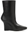 Lookbook (W) But Wedge Pergelangan Betis Kunci Pesona Kulit Hitam Givenchy BE6041E1M1-001
