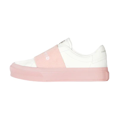 (W) Givenchy City Court Webbing 'White Pink'
