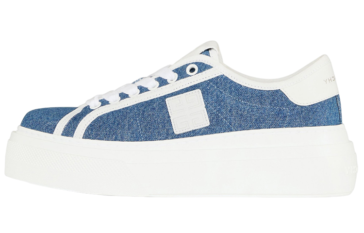 (W) Givenchy City Platform Sneaker 'Denim - Medium Blue'