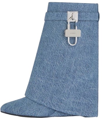 (Women) Givenchy Denim Slip-On Wedge Ankle Boots 'Blue' BE603KE1SL-420 Buy (Women) Givenchy Denim Slip-On Wedge Ankle Boots 'Blue' BE603KE1SL-420