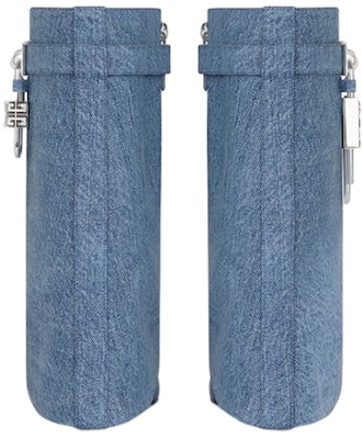 (Women) Givenchy Denim Slip-On Wedge Ankle Boots 'Blue' BE603KE1SL-420 Shop (Women) Givenchy Denim Slip-On Wedge Ankle Boots 'Blue' BE603KE1SL-420