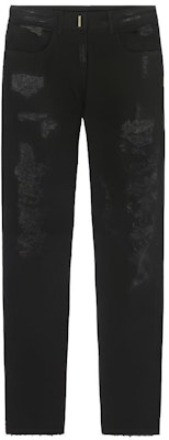 (W) GIVENCHY Celana Jeans Hitam Distressed Denim BW50QH50NV-001 Buy (W) GIVENCHY Celana Jeans Hitam Distressed Denim BW50QH50NV-001