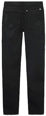 (W) GIVENCHY Celana Jeans Hitam Distressed Denim BW50QH50NV-001 Lookbook (W) GIVENCHY Celana Jeans Hitam Distressed Denim BW50QH50NV-001