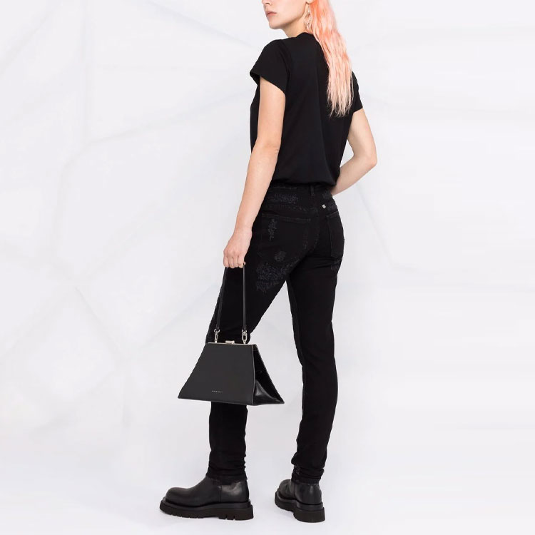 Details for (W) GIVENCHY Celana Jeans Hitam Distressed Denim BW50QH50NV-001