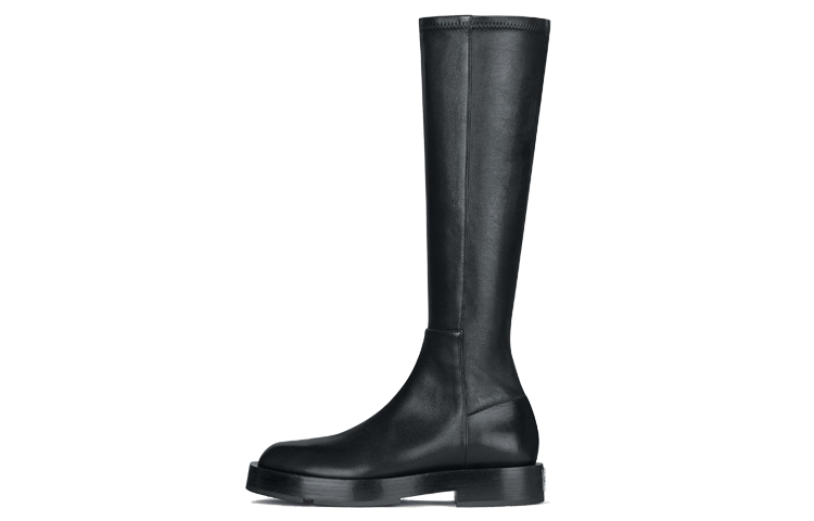 (Women) Givenchy Elastic Nappa Leather High-Top Boots 'Black' BE701TE134-001