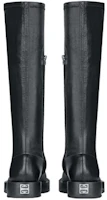 Shop GIVENCHY紀梵希 彈力納帕羊皮革 高筒靴 女款 黑色