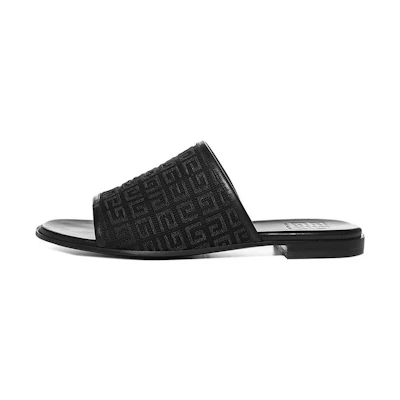 (W) Givenchy Flat Slides 'Black Open-Toe'