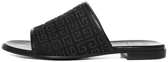 (Women) Givenchy Flat Slides 'Black Open-Toe' BE3068E1BB-001 (Women) Givenchy Flat Slides 'Black Open-Toe' BE3068E1BB-001